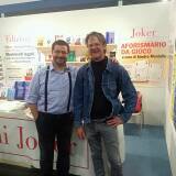 Torino, 2018, Salone del libro (con John Rugman, traduttore di alcune opere di S.M.)